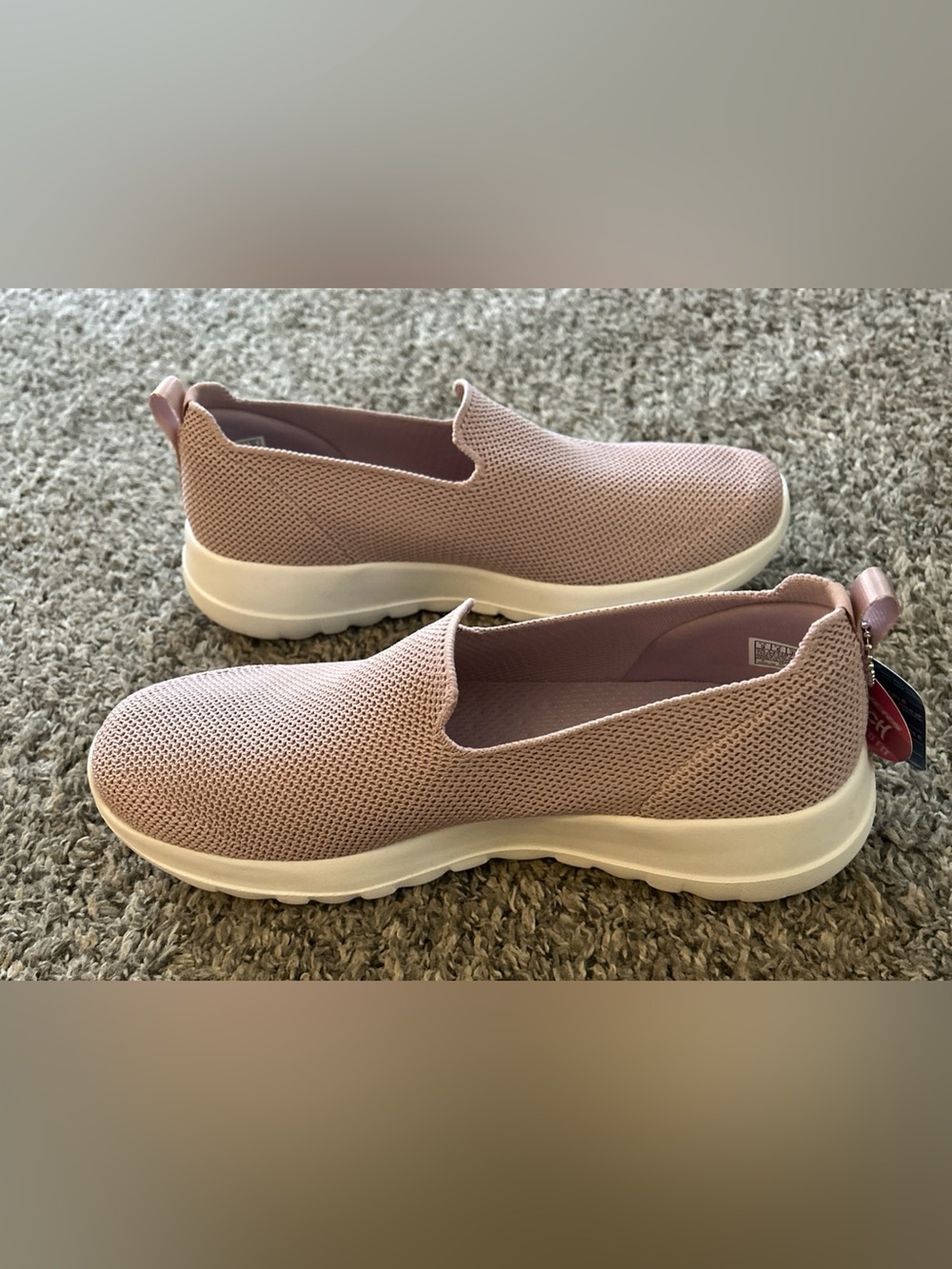 Skechers Breathable Knit Slip-On Mules in Blush NWT - Picture 5 of 7